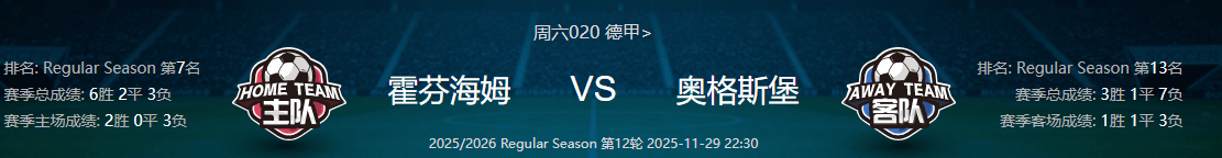关于霍芬海姆主场战胜劲旅,稳居中游位置的信息 关于霍芬海姆主场战胜劲旅,稳居中游位置的信息